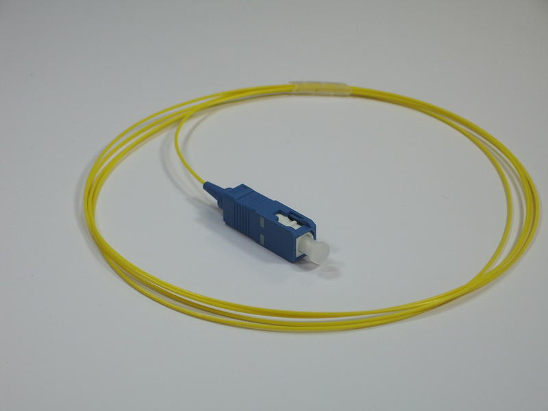 [Mika光纖賣場] SC/PC 單模光纖引線 豬尾巴 尾纖 Pigtail 0.9mm 1M 光纖線 跳接線 光跳線