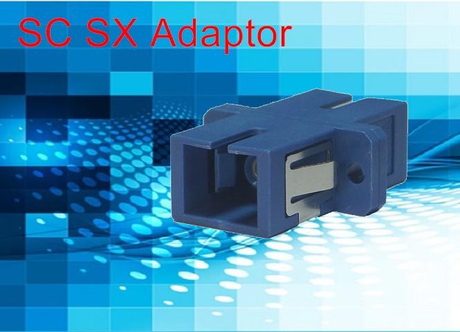 [Mika光纖賣場]SC單模單芯光纖耦合器 有耳 SC SX Adaptor 光纖轉接頭