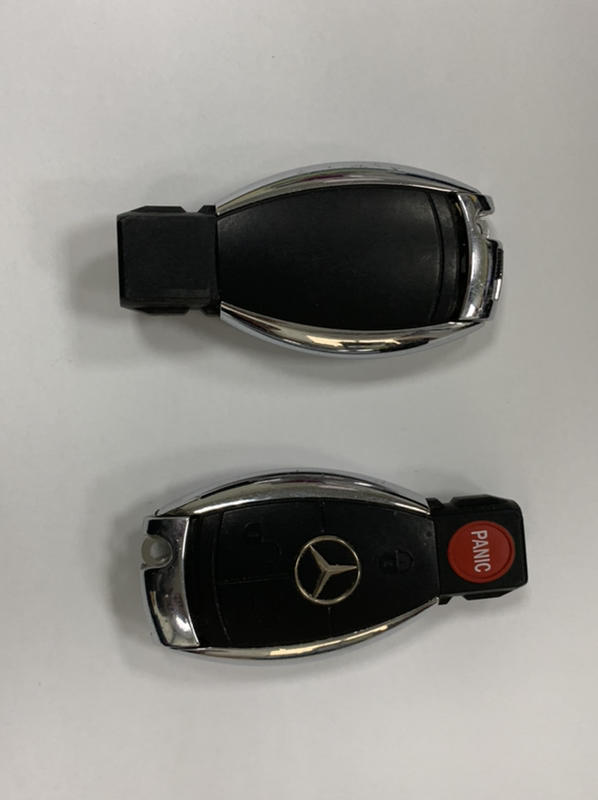 中古二手Mercedes Benz 賓士鍍鉻鑰匙殼 W211 W203 W204 W220九成新