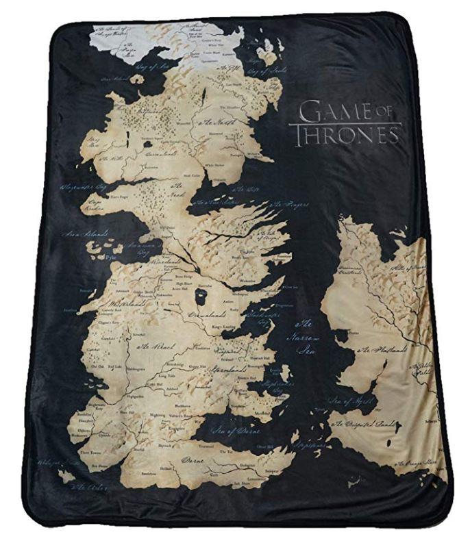 【丹】A_Game of Thrones Family Crests 權力遊戲 冰與火之歌 地圖 毛毯 毯子