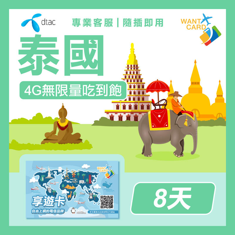 【快速出貨】泰國8天上網卡 網路卡 免開卡 SIM卡 漫遊卡 曼谷可用 送取卡針