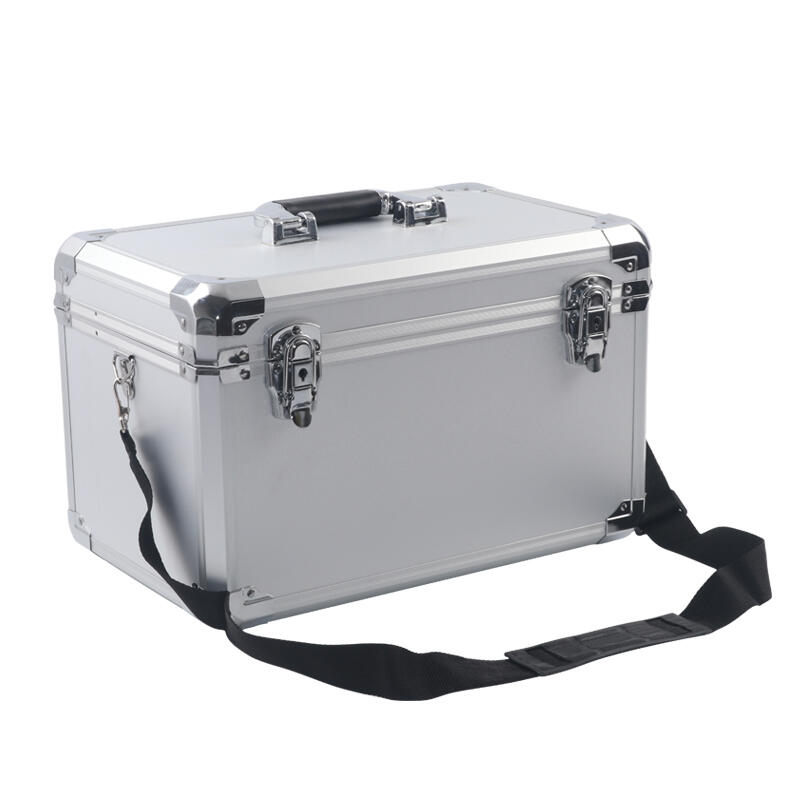 特價中✅鋁合金工具儀器箱多功能配格子綿防震安全箱儲物箱手提工具箱定製