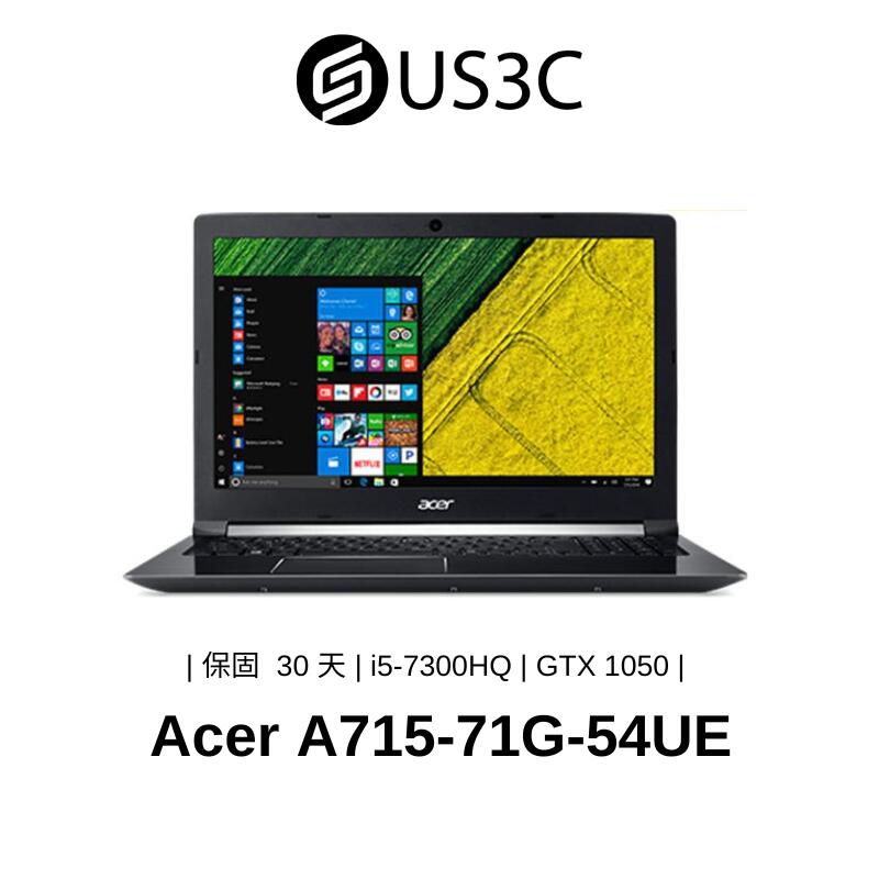 ACER A715-71G-54UE i5-7300HQ 1TB HDD GTX1050文書筆電 二手品 零件機