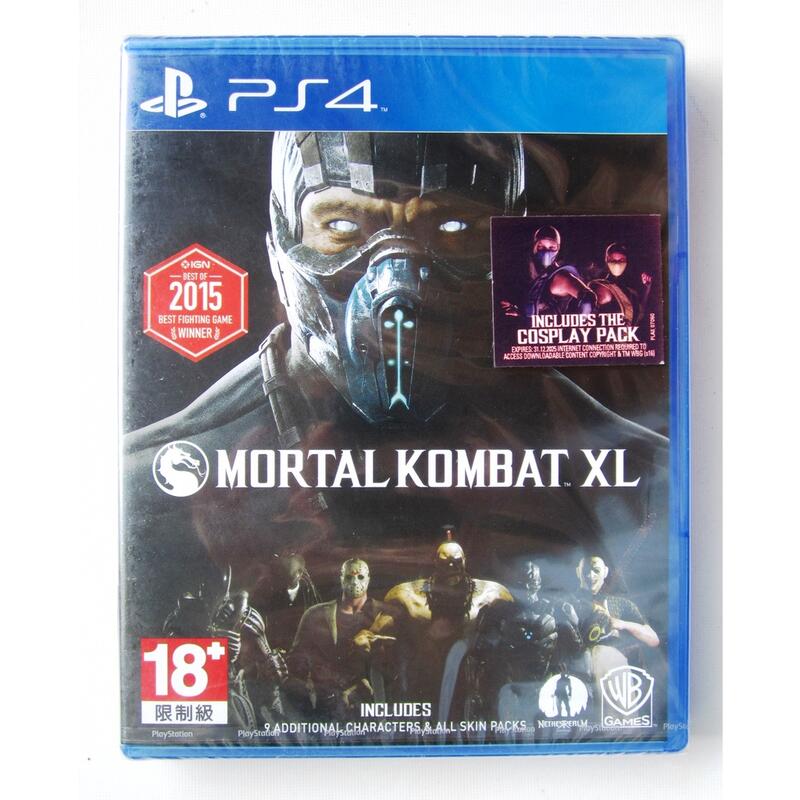 全新PS4 真人快打XL 英文版 Mortal Kombat XL