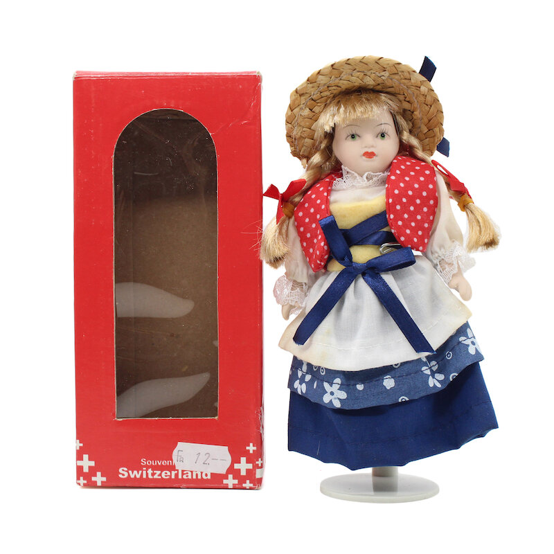 瑞士 ALBERTO 精緻娃娃 399900017579 陶瓷 高度約18CM 再生工場YR 03