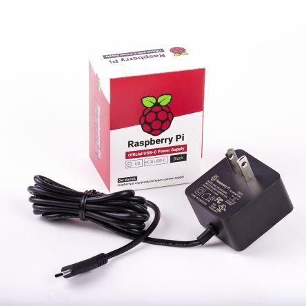 【莓亞科技】最新版樹莓派4B官方電源(5.1V, 3A, USB-C, US, 含稅現貨NT$368)