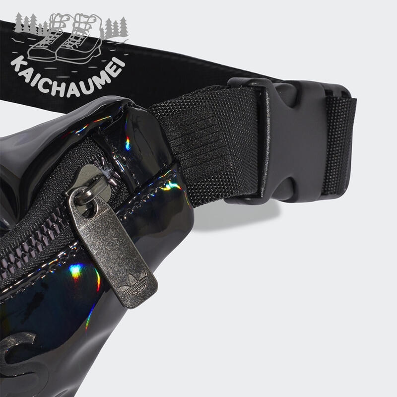 凱喬美｜ADIDAS ORIGINALS BAG 雷射防潑水隨身輕便腰包GD1661 公司貨斜