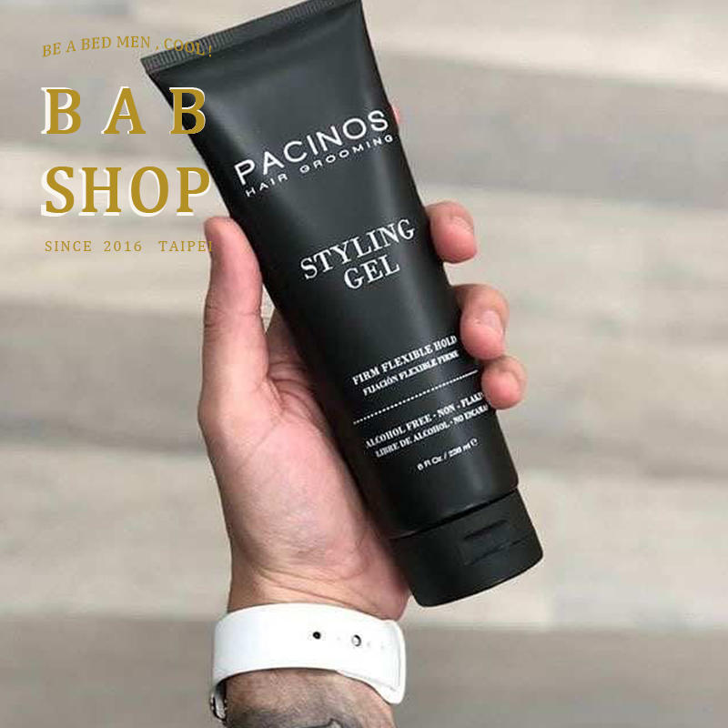 【現貨】Pacinos 髮膠 Styling Gel  髮雕 油頭髮油 強力定型可重塑 水性配方 經典油頭 龐畢度首選