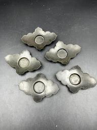 「點銅乾茂自造」古錫製，清時代 清乾茂款海棠形錫茶倉- 沐澤古美術