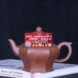 徳】旧家蔵出『 紫砂急須 素面瓜稜茶壺 名家製款』古美術品 骨董品