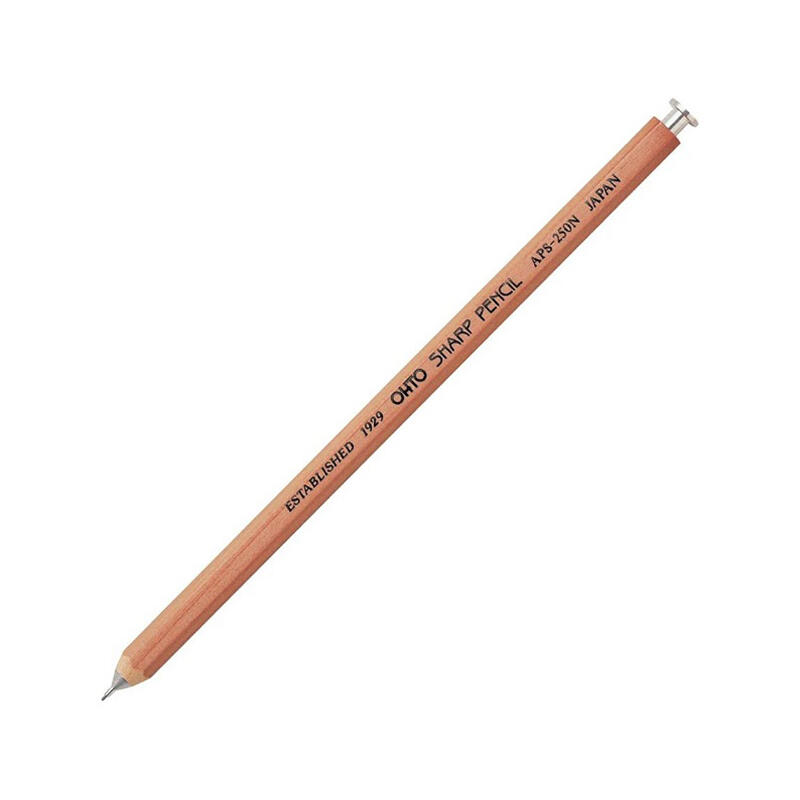 【OHTO】日本0.5mm天然木質六角自動鉛筆 -丹尼先生雜貨舖