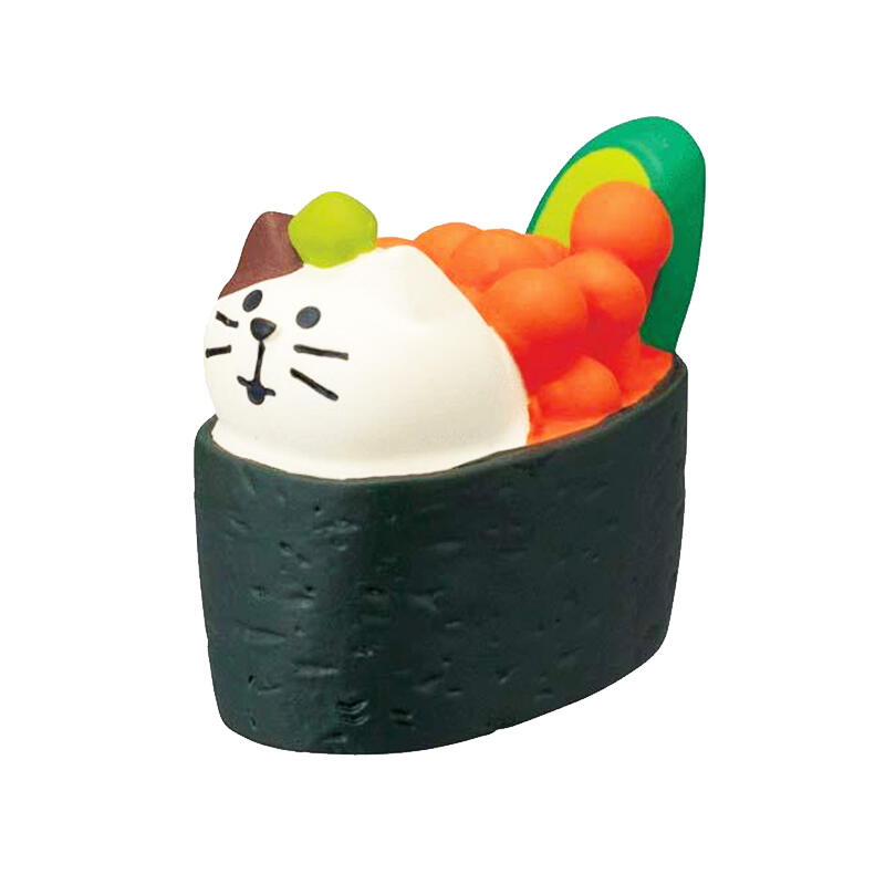 【DECOLE concombre】貓咪軍艦壽司 握壽司 桌上擺飾 禮物-丹尼先生日式雜貨舖