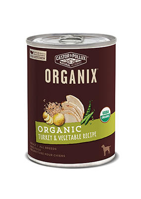 《小客廳寵物嚴選》 Organix歐奇斯有機寵物食品 歐奇斯95%有機百匯均衡-火雞肉蔬菜主食餐罐 狗罐頭 360G/罐