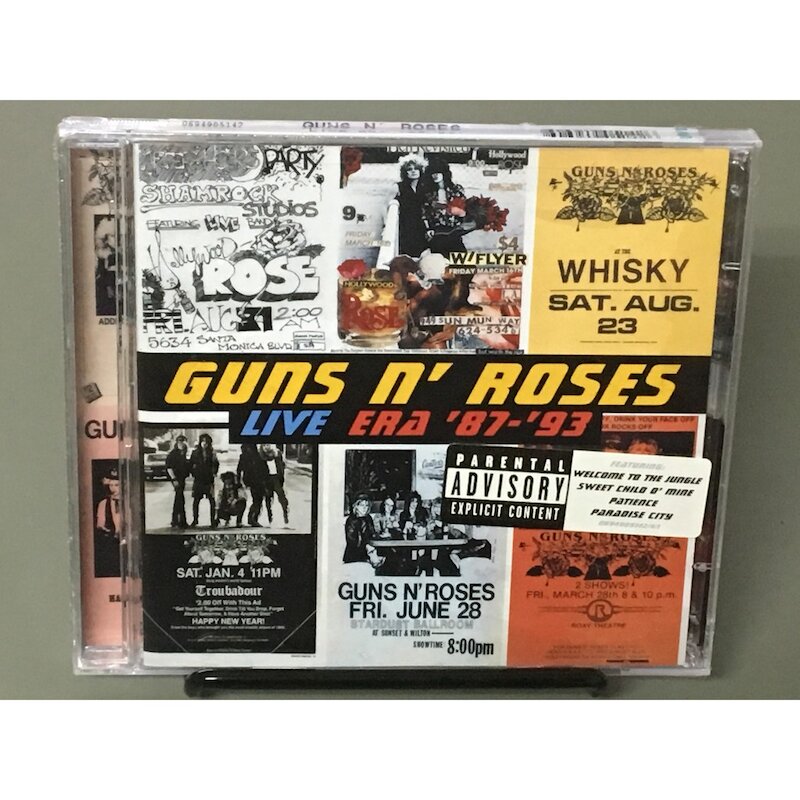 槍與玫瑰合唱團 Guns N' Roses - Live Era 87- 93 狂飆年代 現場演唱2CD精選 美版全新