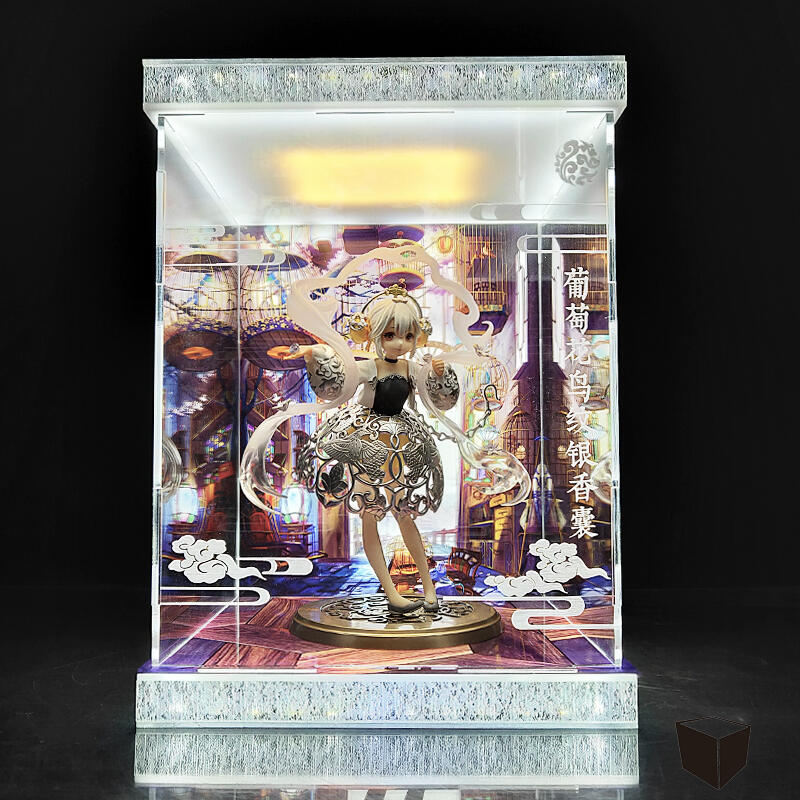 國家寶藏 葡萄花鳥紋銀香囊 国家宝藏葡萄花鸟纹银香囊手办盲盒！开箱