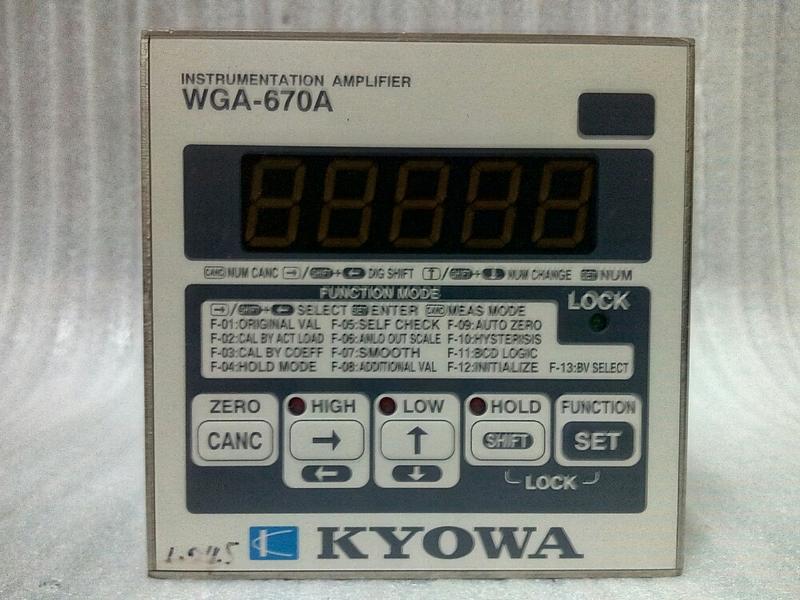 🌞二手現貨共和KYOWA 信號放大器WGA-670B WGA-670B-0 + 固定架工業用應變感測器指示器| 露天市集| 全台最大的網路購物市集