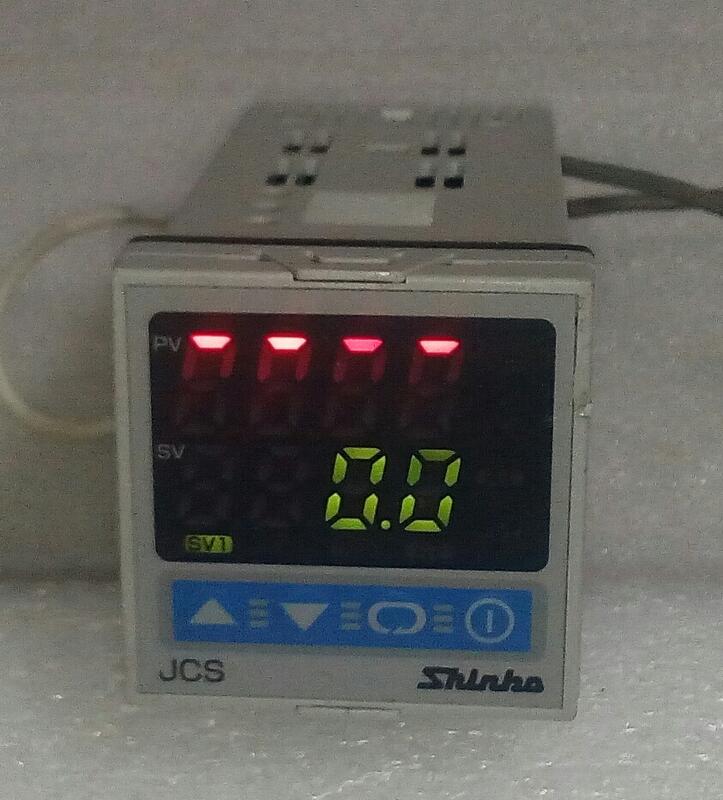 🌞已售完二手日本製SHINKO神港JCS-33A-S/M 100~240VAC溫控器Pt100 0