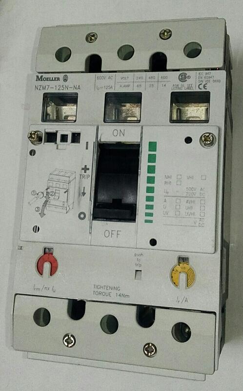 🌞二手現貨保固KLOCKNER德國MOELLER NZM7-125N-NA斷路器3P 125A DA-NZM7旋轉驅動| 露天市集|  全台最大的網路購物市集