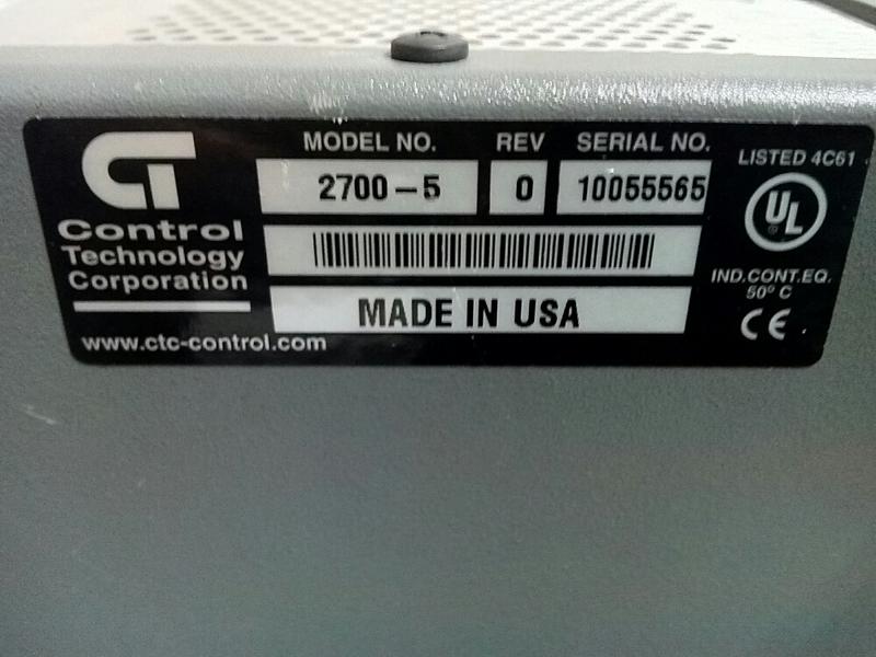 中古 Control Technology Corporation 2700-16 2701,2217 + 2221x4,2220x5,2201*1(JBYR41209C007)