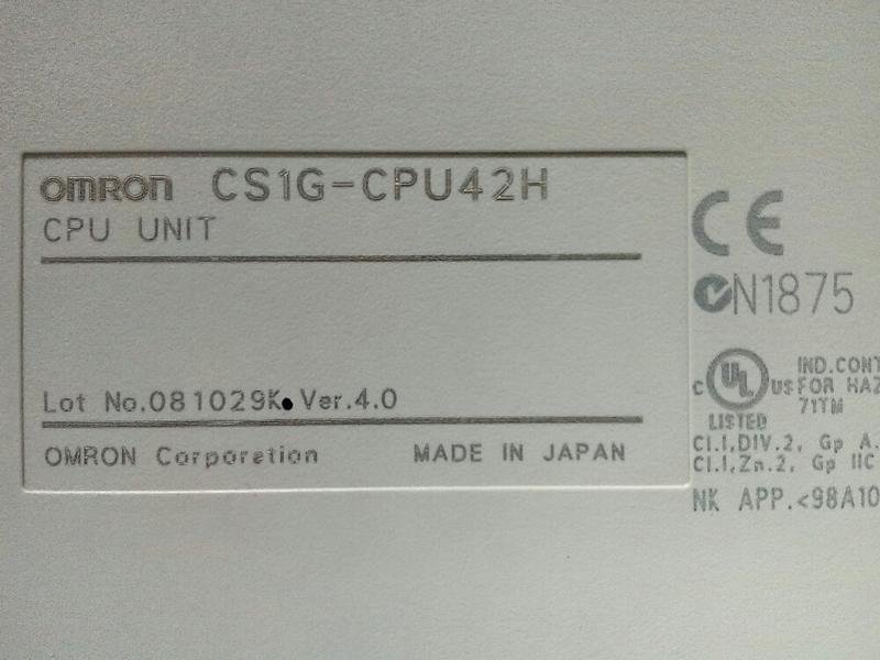 🌞現貨保固OMRON 歐姆龍CPU模組CS1G-CPU42H CS1W-SCB41-V1 CS1G-CPU43H