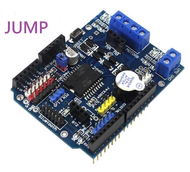 【JUMP567】 L298PMotor Shield 步進馬達擴展板 直流電機 驅動模組 Arduino 可【有現貨】