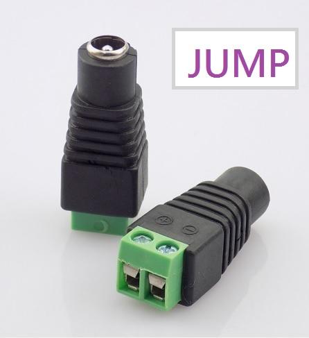 【JUMP575】DC母頭 攝影機電源接頭5.5x2.5 免焊接 5.5*2.5 12V母插頭 自鎖 螺絲 電源插頭 監