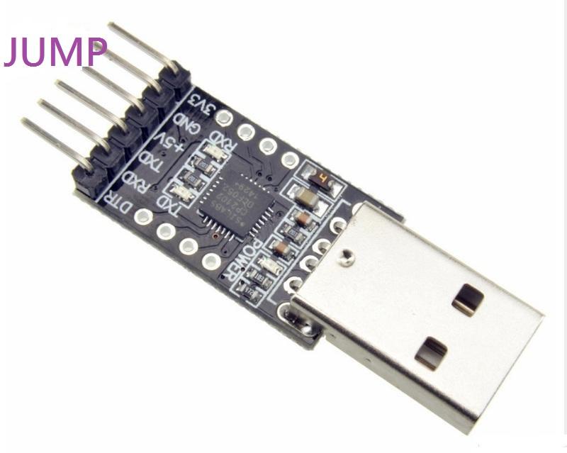 【JUMP581】CP2102 進階版 黑色PCB 高速 USB to TTL 下載線 Arduino Pro mini