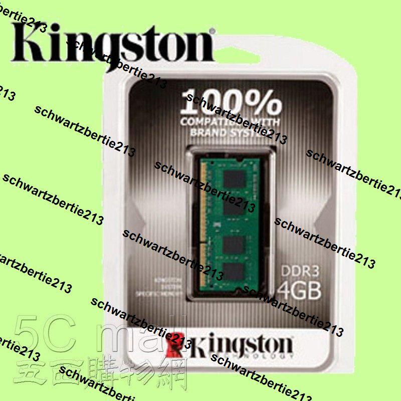 超低價金士頓DDR3-1600 4GB 1.35V低電壓筆電專用記憶體KCP3L16SS8/4FR兩支組 含稅