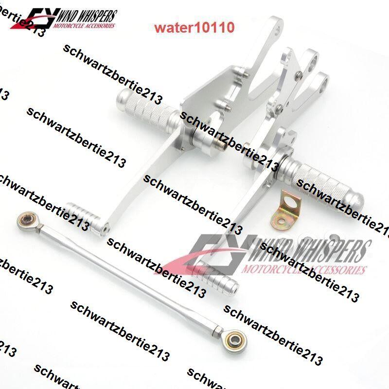 摩托車CNC 可調節後置腳踏板腳釘後組適用於本田NSR 250 NSR250 MC21