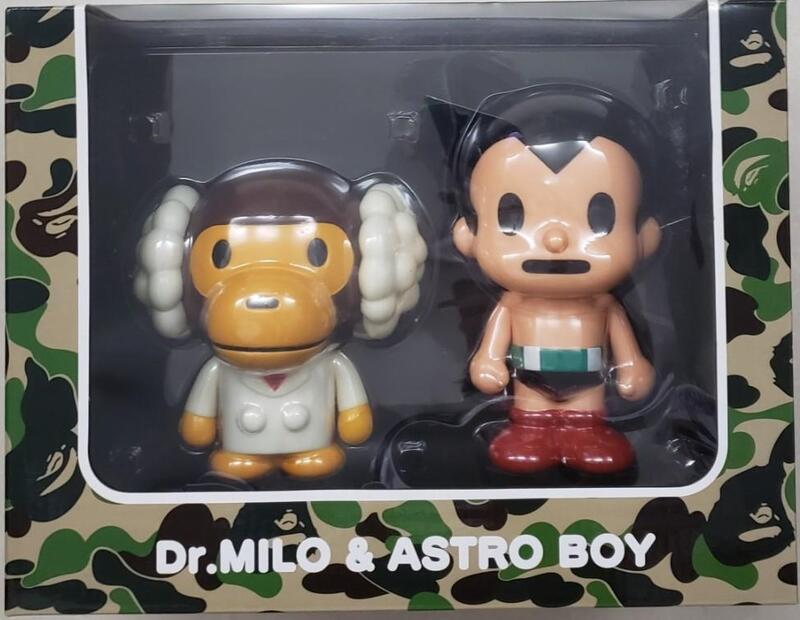 ~熊貓熊~全新 A Bathing Ape x Astro Boy & Dr.Milo VCD 原子小金剛