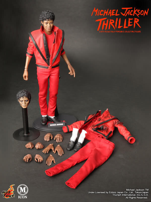 ~熊貓熊~全新Hot Toys 1/6 MIS09 Michael Jackson 麥可 傑克森 Thriller 顫慄