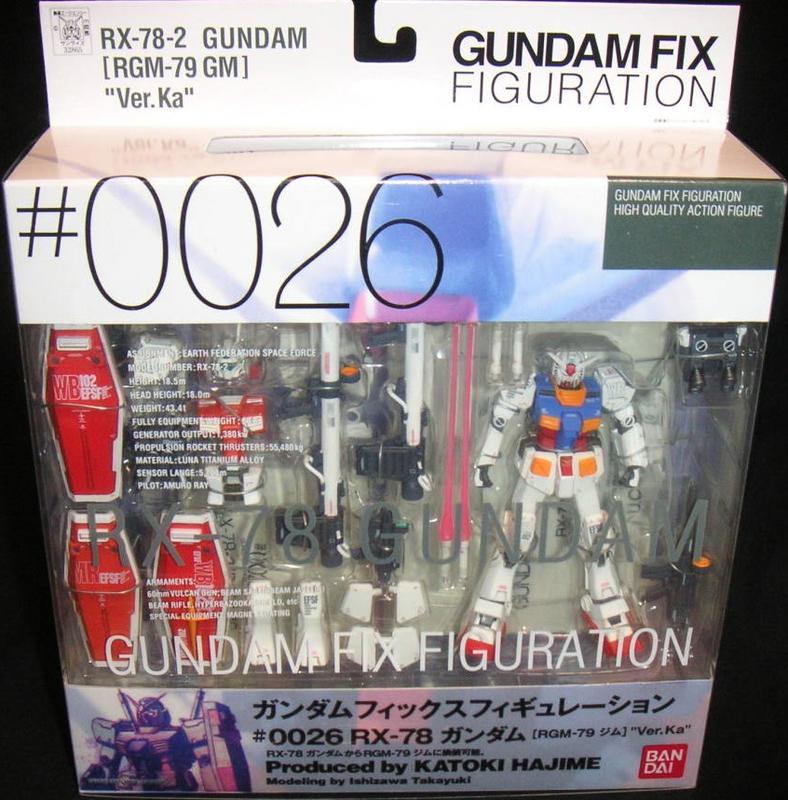 熊貓熊~全新FIX #0026 RX-78-2 GUNDAM RGM-79 GM 機動戰士初代鋼彈