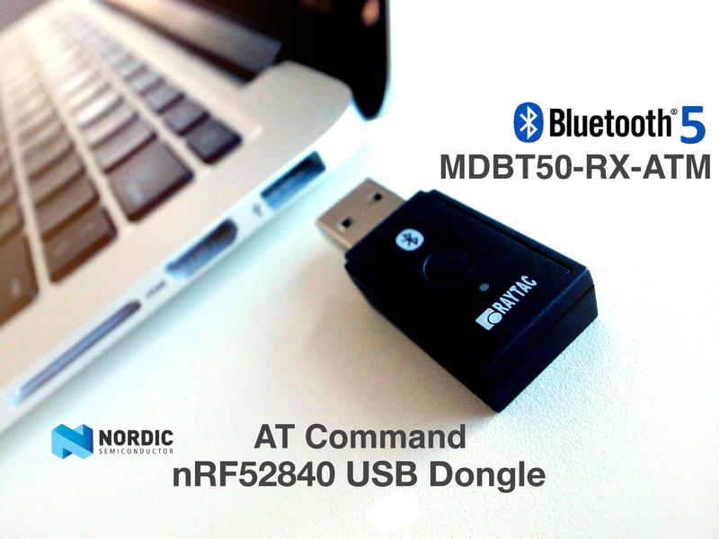 nRF52840 AT Command指令藍牙透傳Dongle Master/Central MDBT50Q-RXATM