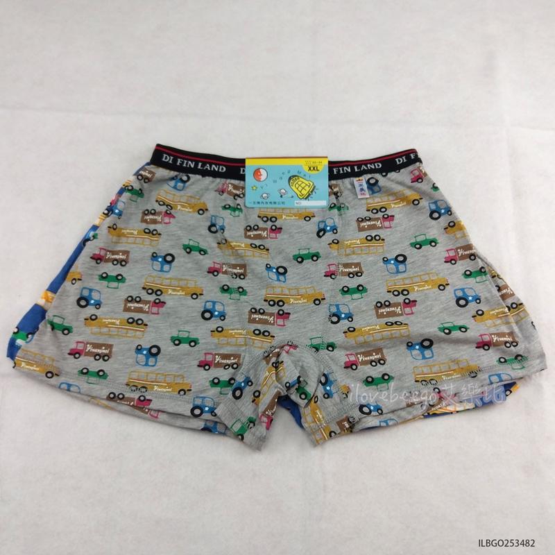 【艾樂比】台灣製 （二件一組）可愛小汽車🚕男童平口褲 四角褲 幼童 棉質 內褲