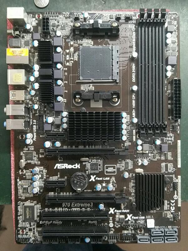 華擎970 Extreme3 970主板 DDR3 AM3