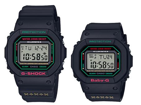 【威哥本舖】Casio原廠貨 G-Shock & Baby-G LOV-19B-1 聖誕節小惡魔情侶對錶 LOV-19B