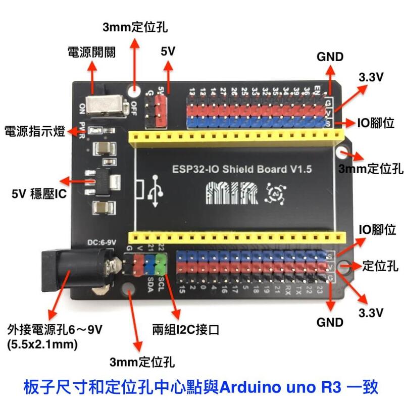 【樂意創客官方店】《附發票》ESP32 擴展板 V1.5 (升級版本) ESP32S | 露天市集 | 全台最大的網路購物市集