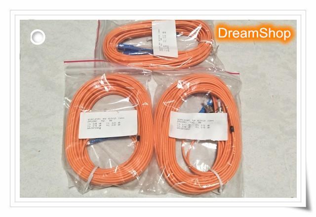 【DreamShop】原廠 SC ST 多模雙芯光纖跳線8米 SC/PC ST/PC MM 62.5/125 3.0mm