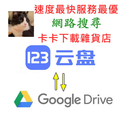 123網盤 123雲盤  卡卡下載雜貨店-代下載代存