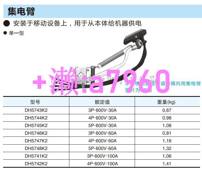 可開發票】日本Panasonic松下集電子DH5782K2供電導軌集電臂100A碳刷