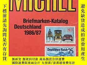 博民德文原版罕見外國郵票目錄 Michel Briefmarken-katalog Deutschland 1986/ 