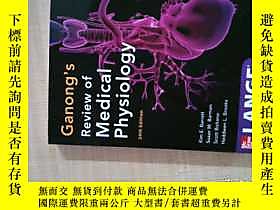 博民【外文原版】罕見Ganong&#39;s Review of Medical Physiology 加農醫學生理學綜述露天 