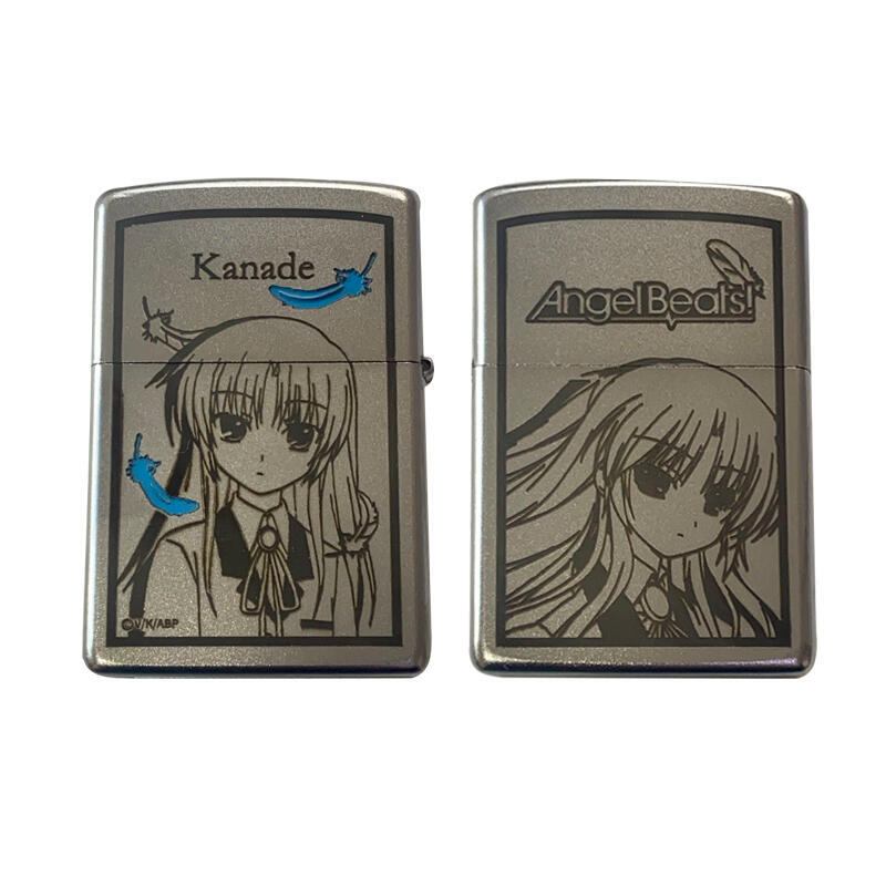 小牛】zippo立華奏Angel beats奏clannad古河渚key社打火機支持私人訂制