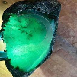 緬甸老坑冰種天然翡翠原石莫西沙木那玉石毛料開窗手鐲料蒙包定制