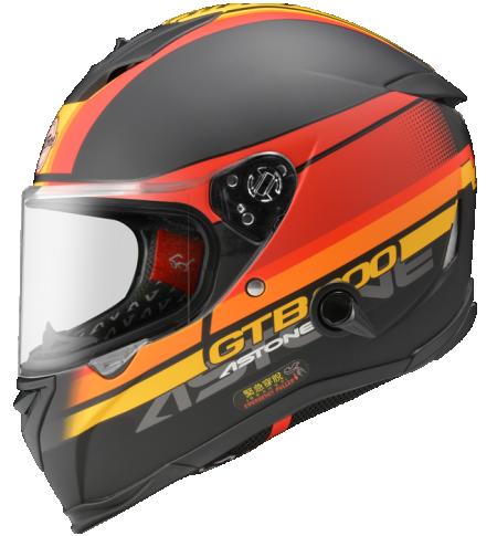 鼎泰安全帽 ASTONE GTB 800 AO10 平光黑紅 輕量化 全罩 安全帽 內墨片 GTB800