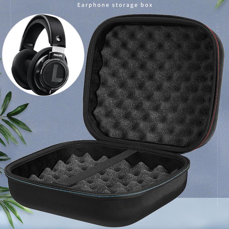 收納盒 適用philips飛利浦SHP9500頭戴式電競吃雞耳機收納包抗壓殼保護盒