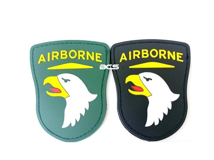 【WKT】101空降師 PVC徽章 臂章 識別章 美軍部隊章 兩色可選-DU01101