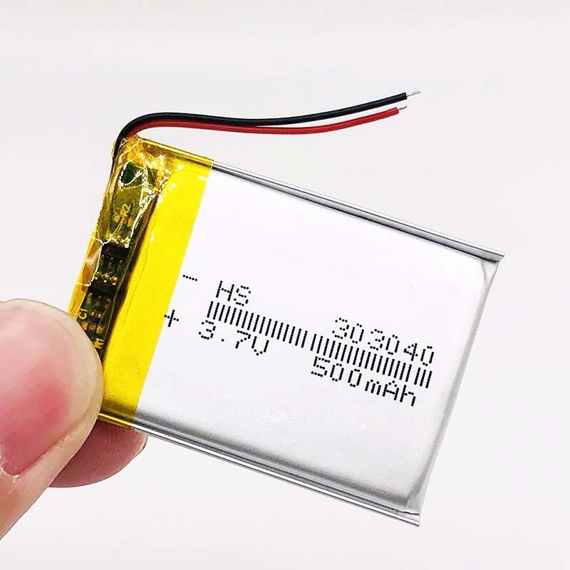 【環島科技】3.7V聚合物鋰電池303040 500mAh 適用小音響計步器行車記錄儀
