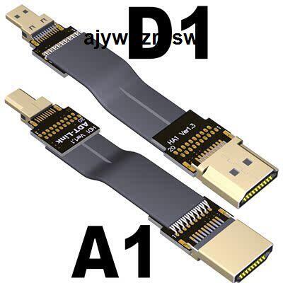 464226^ADT micro微型公對公HDMI線 平板相機大疆航拍連轉超短軟排扁薄線 5cm