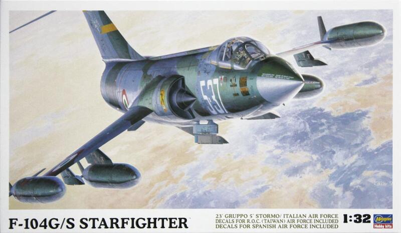 缺貨 附我國空軍軍徽貼紙 HASEGAWA 1/32 F-104G/S World Starfighter  #ST11